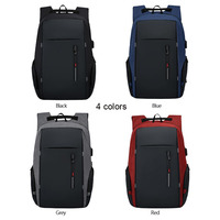 Sac à dos pour ordinateur portable unisexe, grand format (20-39L), résistant à l'eau, antivol, avec port de charge USB, personnalisable avec logo, pour affaires et école.