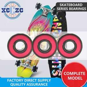 Rodamiento de bolas de cerámica híbrido de ranura profunda para patín de velocidad de acero cromado de alta calidad <span class=keywords><strong>608</strong></span> RS 608ZZ 8x22x7mm rodamientos de monopatín - Product Image 5