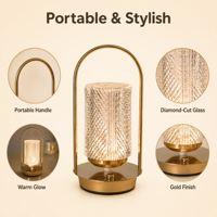 Lampe de bureau moderne en fer avec commande tactile USB rechargeable 5V, lumière LED alimentée par batterie, intensité réglable, pour salon, lampe de nuit