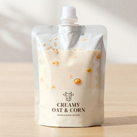 Pochette à bec verseur haute barrière PA/PE avec bouchon à vis pour l'emballage de produits laitiers liquides, de lait et de boissons
