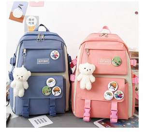 Lot de 4 sacs d'école 4-en-1 pas chers pour femmes et filles, sacs à dos imperméables pour étudiantes, vente en gros - Product Image 5