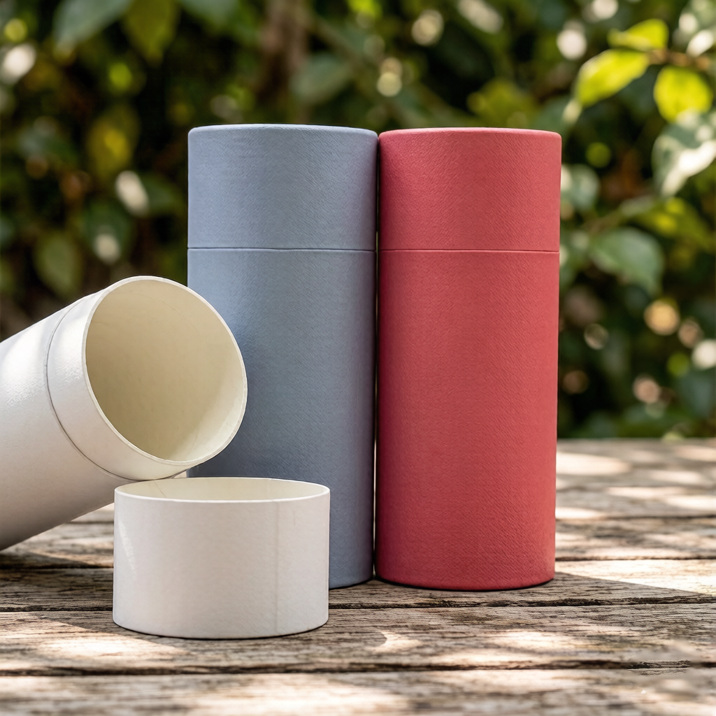 High-quality Paper Box Packaging Tube Environmental Friendly Paper Renewable Biodegradable Customized Printing Cylindrical