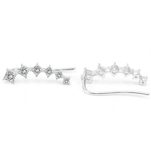 New Design 18K 14K 10K Soild White Gold DEF VVS Lab Grown Diamond Fine <b>Earrings</b> Daily Wear <b>Stud</b> Minimalist <b>Earring</b> Women <b>Men</b> - Product Image 3