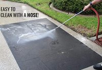 Tapis de sol pour carport en polyester de qualité supérieure, absorbant l'eau et l'huile, adapté aux animaux domestiques, lavable, antidérapant, pour garage, pour voiture