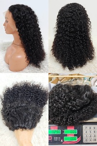 Letsfly Promotion $82 Loose Water <b>Curly</b> Human Hair <b>Wigs</b> 20inch and 30inch Straight Brazilian Hair 13x4 Lace Frontal 280g - Product Image 4