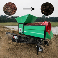 Mini crible mobile de roche de trommel à vendre tamis de terre arable de trommel de saleté