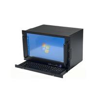 Nouvelle station de travail à clavier encastrable avec collection de flux vidéo, écran 10,1 pouces, processeur série I7, serveur réseau 5U avec clavier et souris