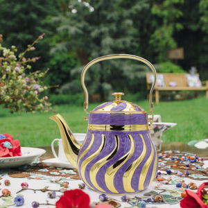 Tetera Marroquí de Lujo, Tetera Árabe Turca Ecológica con Asa para Eid - Product Image 1