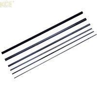Tube de protection en carbure de silicium KCE avec 80 % de SiC, noir, résistant aux chocs thermiques, poli, pour thermocouple et chauffage