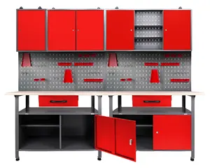 Heavy Duty Drawer Garage Storage Steel Tool Cabinet With Mechanic Trolley On Wheels Metal Tool Cabinet