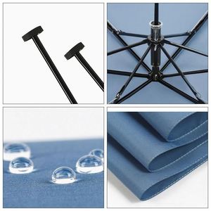 Parapluie plume portable ultra-léger de style coréen, 19 pouces, 6 baleines, en fibre de carbone robuste (130G), personnalisé pour femme - Product Image 3