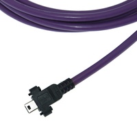Câble fileté haute flexibilité 1.5 m USB2.0 mercure câble de caméra industrielle câble d'encodeur