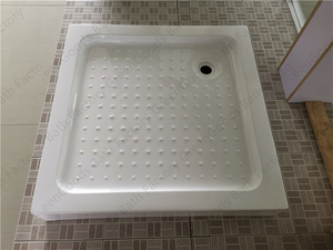 CE Hangzhou Bac <span class=keywords><strong>de</strong></span> <span class=keywords><strong>douche</strong></span> carré moderne blanc 80x80 en ABS acrylique et fibre <span class=keywords><strong>de</strong></span> verre pour salle <span class=keywords><strong>de</strong></span> bain d'hôtel avec garantie <span class=keywords><strong>de</strong></span> 5 ans - Product Image 3