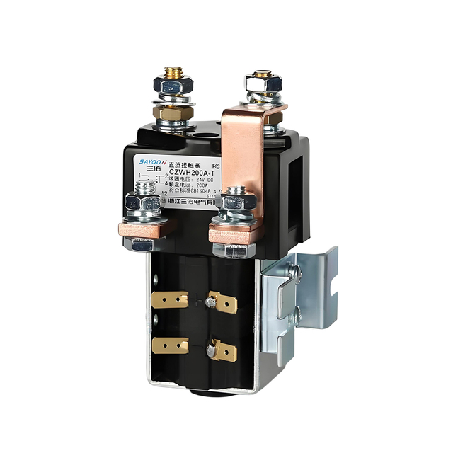 CZWH200A-T DC Contactor Magnetic Relay Switch High Performance for Forklift/AGV | 200A Coil 12V 24V 36V 48V| Customized