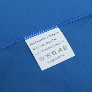 Serviette de <span class=keywords><strong>Plage</strong></span> en Microfibre à Séchage Rapide 200 g/m² Ultra Absorbante avec Logo Personnalisé, Coussin Écharpe Transfrontalière Couleur Unie pour Enfants et Voyage - Product Image 3