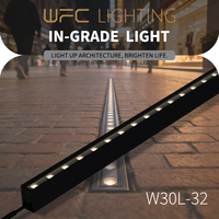 Lampes LED encastrées pour allée extérieure WFC Linear Inground Stair, IP67, commande par application, 24W 36W