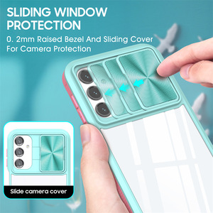 <span class=keywords><strong>Custodia</strong></span> trasparente per fotocamera Slide per <span class=keywords><strong>Samsung</strong></span> Galaxy A26 A36 A56 A16 A55 A35 A25 A15 A05 A05S A24 <span class=keywords><strong>A34</strong></span> A54 Cover Hard PC ibrido - Product Image 3