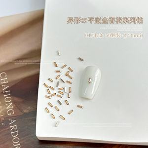 Petit livre rouge 3D décoration des ongles Explosions couleur Champagne strass bijoux Super Flash amour gouttes d'eau plat - Product Image 6