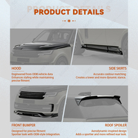Kit de Carrocería Exterior Estilo M para Land Rover Range Rover Executive Edition 2022+, Piezas de Auto de Fibra de Carbono Seca, Modificación de Vehículos