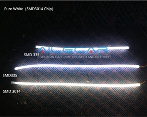 AILECAR - Luz de Circulación Diurna LED Secuencial Flexible de 60 cm con Intermitentes, Tira de LED de Silicona para Automóvil - Product Image 6