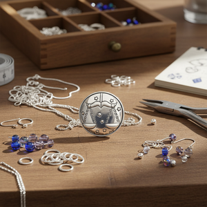 BLAZON ZODIAC LIBRA 30mm Componenti e Accessori per Gioielli Diam._mm - Product Image 3