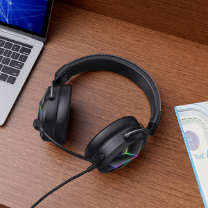 <span class=keywords><strong>ONIKUMA</strong></span> <span class=keywords><strong>X10</strong></span> Pro 3,5mm Over-Ear Stereo Auriculares con cable para juegos Convierte libremente Orejeras cómodas Auriculares con micrófono HD - Product Image 6