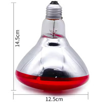 Lampe chauffante infrarouge pour animaux Lampe chauffante chaude
