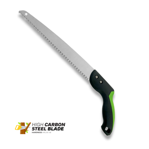 Scie à main de 12 pouces, lame en acier à haute teneur en carbone, 7 TPI, lame droite, légère, pour la taille des branches d'arbres, outil de jardinage - Product Image 1