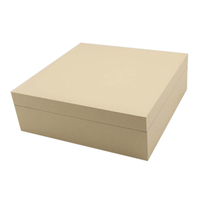 Boîte d'emballage en bois artisanale de luxe pour assiettes de collection, boîte cadeau personnalisable