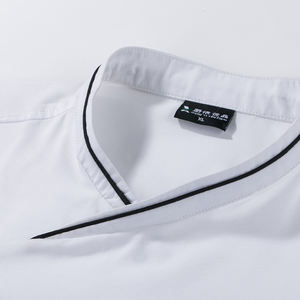 Uniforme de camarero de alta calidad al por mayor, producto de hotel y restaurante, uniforme de chef ejecutivo para manga unisex, uniforme de cocina de hotel - Product Image 4