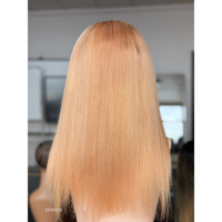 Perruque Lace Front HD 13x5 en Cheveux Humains SHY, Densité Personnalisée, Effet Peau Naturelle pour Marques