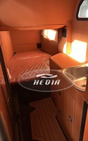 Hedia 2026 Nouveau Bateau pneumatique à coque en aluminium à V profond RIB1050 de 35 pieds à haute performance avec tube en carbone Orca et cabine