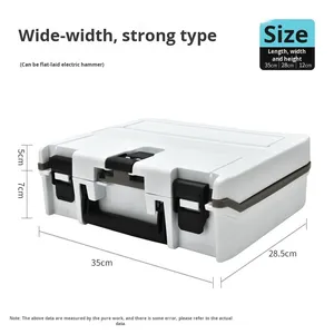 Boîte à <span class=keywords><strong>outils</strong></span> empilable compatible avec le système <span class=keywords><strong>Makita</strong></span> Makpac, organisateur de matériel portable directement de l'usine pour électriciens et usage domestique - Product Image 3