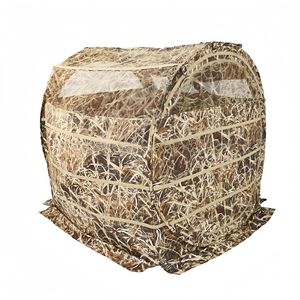 Tente de chasse imperméable à l'eau pour la chasse au dinde, au cerf et à l'ours, avec camouflage dissimulé à 180 degrés pour une vision extérieure complète - Product Image 1