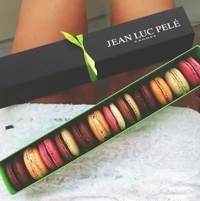 Material escolar e escritório, caixa de papel preto personalizada de luxo com 8-12 peças 31x5.2x5 long macaron, caixa de presente para dia dos namorados