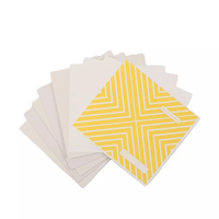 Kit de test CE Bowie Dick UNI EN ISO 11140 1, indicateur de stérilisation à la vapeur, feuille interne jaune à noire