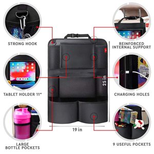 Car <b>Seat</b> Back <b>Storage</b> Carrier Bag Hanging Interior Accessories Bag - Product Image 3