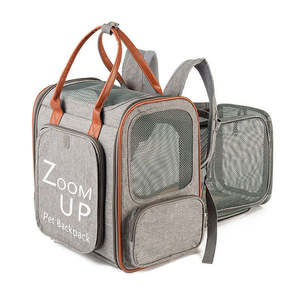 Eco-Friendly Pet Dog <b>Cat</b> Travel Carrier Bag Transport Expandable Pet Carrier Bag Breathable Foldable Pet Bag - Product Image 4
