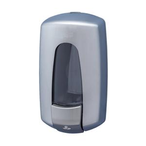 Dispenser di Sapone in Acciaio Inox 0,9 L Finitura Satinata Montaggio a Parete per Bagno - Product Image 1