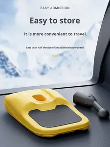 Snowboard gonflable en plastique pour enfants, épaissi, pour jouer sur la neige en hiver, luge, patinage - Product Image 2