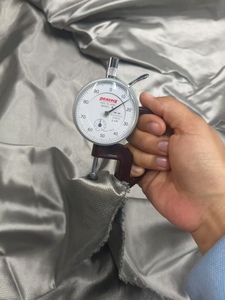 Bền grey bạc-mạ Nylon vải Faraday EMF bảo vệ với kim cương kiểm tra thiết kế dệt cho cô gái - Product Image 6