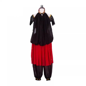 Costume de <span class=keywords><strong>danse</strong></span> arabe casse-noisette professionnel rouge et noir adulte sur mesure - Product Image 5