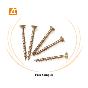 <span class=keywords><strong>Viti</strong></span> autofilettanti Phillips Pozidrive a testa piatta in <span class=keywords><strong>acciaio</strong></span> al carbonio zincato giallo <span class=keywords><strong>per</strong></span> mobili in MDF - Product Image 5