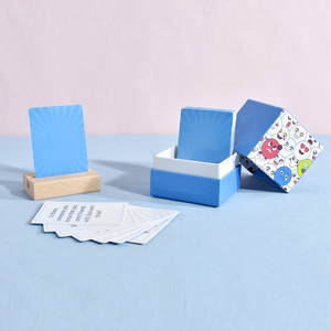 Juego de Cartas Personalizado <span class=keywords><strong>para</strong></span> Pareja con Caja Rígida, Juego de Tarjetas Cognitivas con Memoria de Colores Combinados - Product Image 1