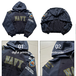 Biểu Tượng Tùy Chỉnh Dập Nổi Mui Xe Áo Hoodie Nặng Trọng Lượng Người Đàn Ông Thiết Kế Nổi Hoodies 400gsm 500gsm Nặng Lông Cừu - Product Image 3