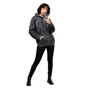 Men's Hooded <b>Sweatshirt</b> Solid Regular Fit 100% Cotton <b>Fleece</b> Casual Winter Wear <b>Lined</b> Breathable Front Logo - Product Image 3