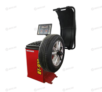 Équilibreuse de roues à écran LCD avec localisation laser Max. Machine d'équilibrage de pneus 28 pouces 250W 110V/220V pour la réparation de véhicules commerciaux