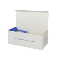 Emballage alimentaire personnalisé en carton rigide, écologique, recyclable, pour en-cas, viande, poisson, à emporter, avec laminage mat