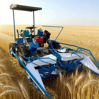 Moissonneuse-batteuse multifonctionnelle compacte pour le maïs, le blé et le riz