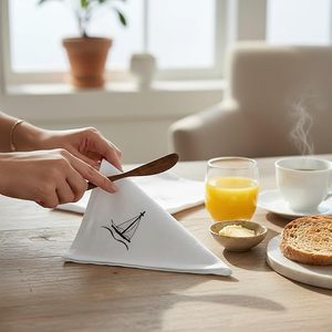 Serviettes en lin brodées, serviettes blanches, broderie <span class=keywords><strong>de</strong></span> logo, <span class=keywords><strong>serviette</strong></span> <span class=keywords><strong>de</strong></span> haute qualité, prix bas, livraison directe d'usine - Product Image 1